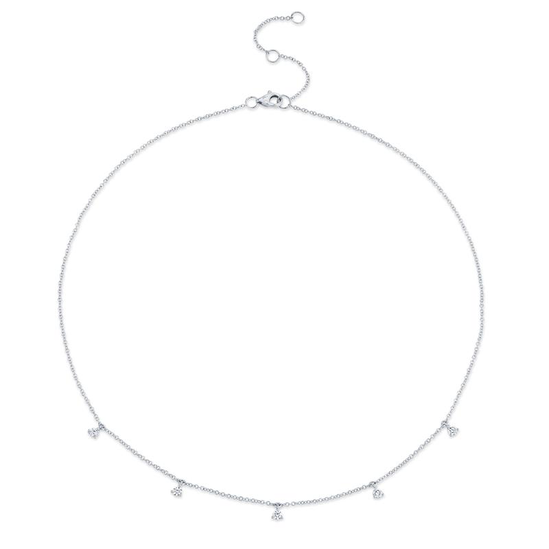 0.30CT 14K W/G DIAMOND NECKLACE