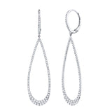 0.80CT 14K W/G DIAMOND EARRING