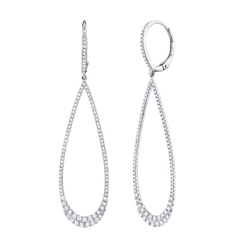 0.80CT 14K W/G DIAMOND EARRING