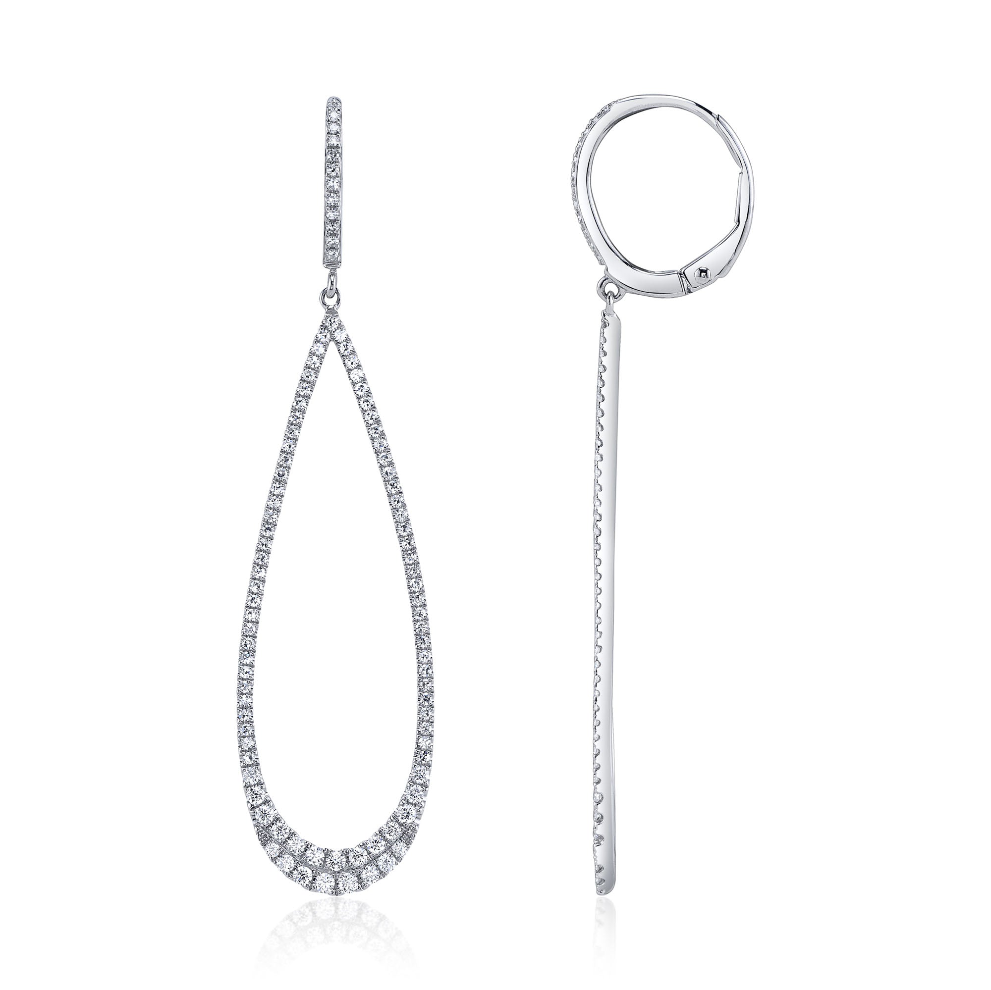 0.80CT 14K W/G DIAMOND EARRING