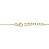 0.03CT 14K Y/G DIAMOND STAR OF DAVID BRACELET
