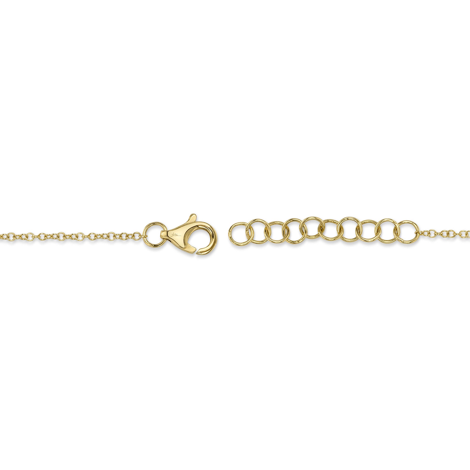 0.03CT 14K Y/G DIAMOND STAR OF DAVID BRACELET