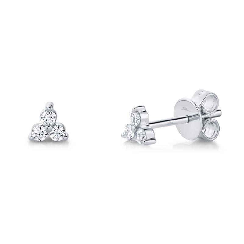 0.15CT 14K W/G DIAMOND STUD EARRING