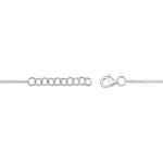 0.05CT 14K W/G DIAMOND PAVE HEART BRACELET
