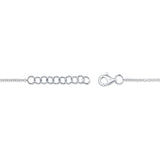 0.05CT 14K W/G DIAMOND PAVE HEART BRACELET