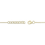0.05CT 14K Y/G DIAMOND PAVE HEART BRACELET