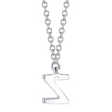 0.04CT 14K W/G DIAMOND NECKLACE - INITIAL Z