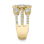 1.58CT 14K Y/G DIAMOND BEZEL RING