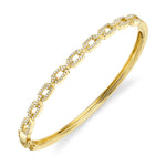 0.44CT 14K Y/G DIAMOND LINK BANGLE