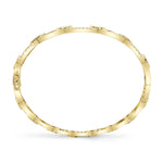 0.54CT 14K Y/G DIAMOND LINK BANGLE