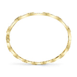 0.54CT 14K Y/G DIAMOND LINK BANGLE