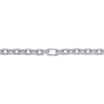17.25CT 14K W/G DIAMOND PAVE LINK NECKLACE