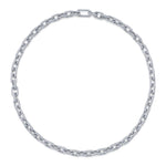 17.25CT 14K W/G DIAMOND PAVE LINK NECKLACE