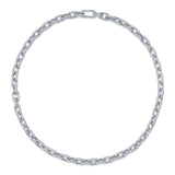 17.25CT 14K W/G DIAMOND PAVE LINK NECKLACE