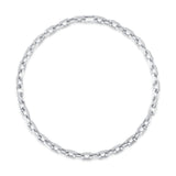 8.72CT 14K W/G DIAMOND PAVE LINK NECKLACE