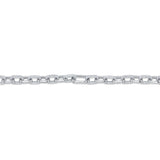 8.72CT 14K W/G DIAMOND PAVE LINK NECKLACE