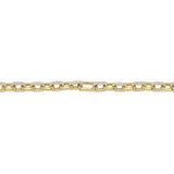 8.72CT 14K Y/G DIAMOND PAVE LINK NECKLACE