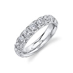 3.30CT 14K W/G DIAMOND ETERNITY BAND SZ 7