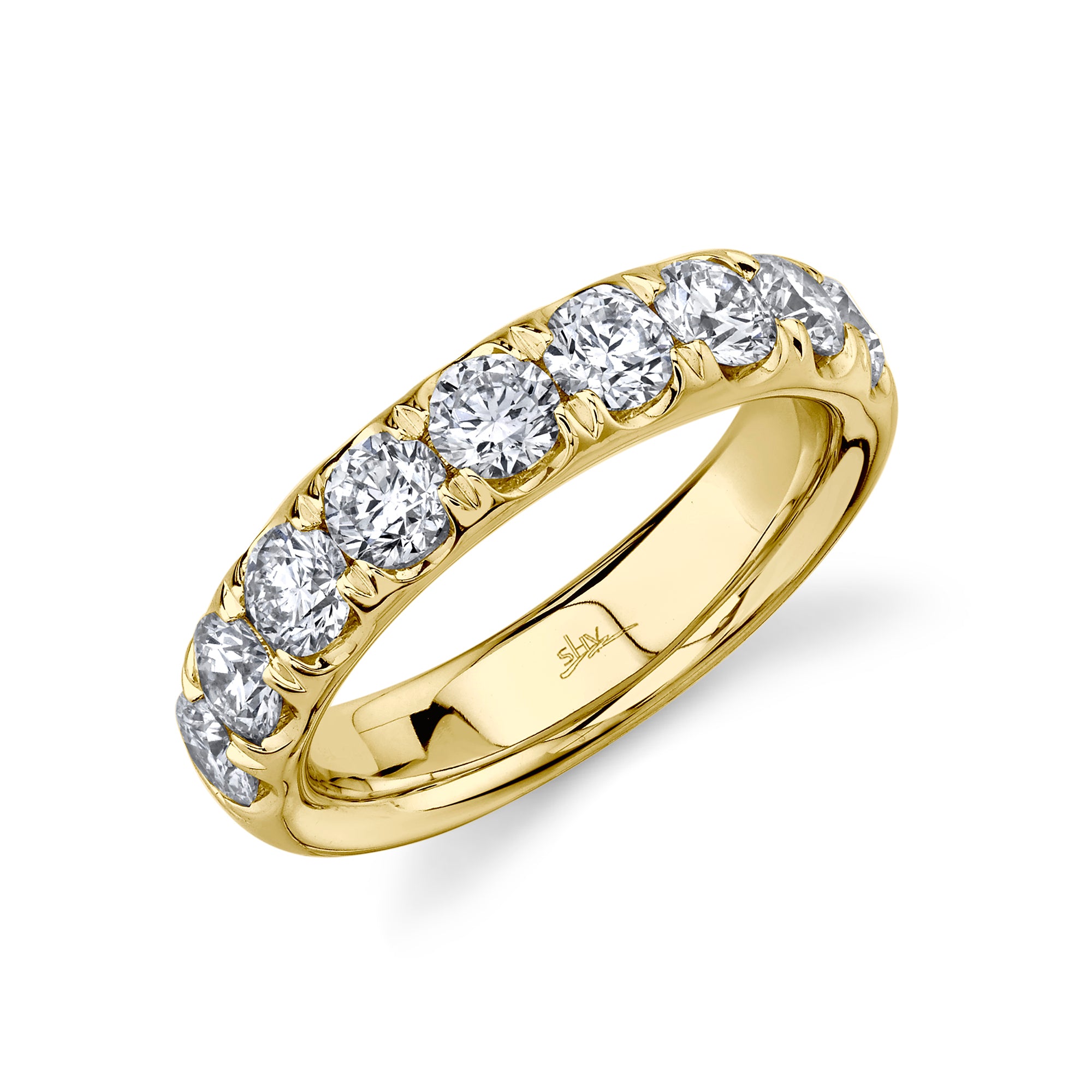 1.90CT 14K Y/G DIAMOND LADYS BAND