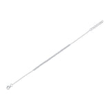 0.31CT 14K W/G DIAMOND CROWN SETTING BRACELET