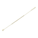 0.31CT 14K Y/G DIAMOND CROWN SETTING BRACELET