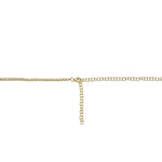 2.00CT 14K Y/G DIAMOND BEZEL TENNIS NECKLACE