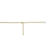 2.00CT 14K Y/G DIAMOND BEZEL TENNIS NECKLACE