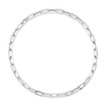 13.01CT 14K W/G DIAMOND PAVE PAPER CLIP LINK NECKLACE