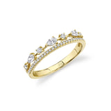 0.37CT 14K Y/G DIAMOND PEAR RING