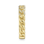 0.16CT 14K Y/G DIAMOND LINK RING