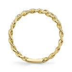0.16CT 14K Y/G DIAMOND LINK RING