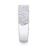 0.91CT 14K W/G DIAMOND PAVE BAND