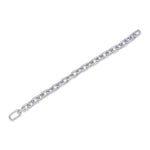 3.67CT 14K W/G DIAMOND PAVE PAPER CLIP LINK BRACELET