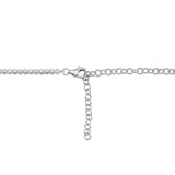 4.73CT 14K Y/G DIAMOND CROWN SETTING TENNIS NECKLACE