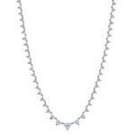 4.08CT 14K W/G DIAMOND NECKLACE