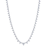 4.08CT 14K W/G DIAMOND NECKLACE