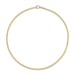 0.27CT 14K Y/G DIAMOND LINK NECKLACE