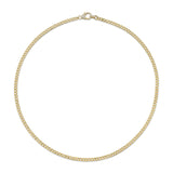 0.27CT 14K Y/G DIAMOND LINK NECKLACE