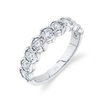 0.52CT 14K W/G DIAMOND LADYS BAND