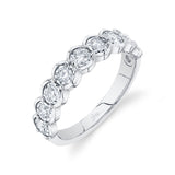 0.52CT 14K W/G DIAMOND LADYS BAND