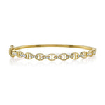 0.35CT 14K Y/G DIAMOND BANGLE