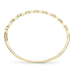 0.35CT 14K Y/G DIAMOND BANGLE