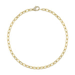 0.42CT 14K Y/G DIAMOND PAPER CLIP LINK NECKLACE