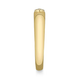 0.08CT 14K Y/G DIAMOND MARQUISE BEZEL BAND
