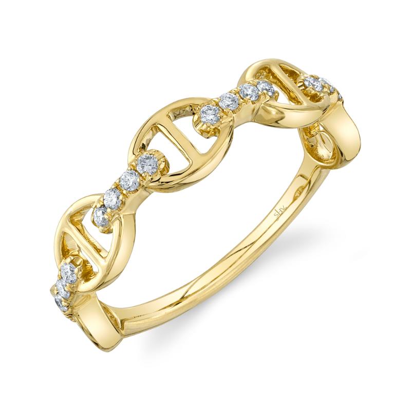 0.16CT 14K Y/G DIAMOND LADYS RING