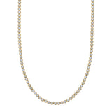 1.93CT 14K Y/G DIAMOND TENNIS NECKLACE