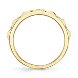 0.26CT 14K Y/G DIAMOND LADYS BAND