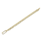 0.41CT 14K Y/G DIAMOND LINK BRACELET