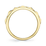 0.26CT 14K Y/G DIAMOND LADYS BAND