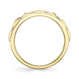 0.26CT 14K Y/G DIAMOND LADYS BAND